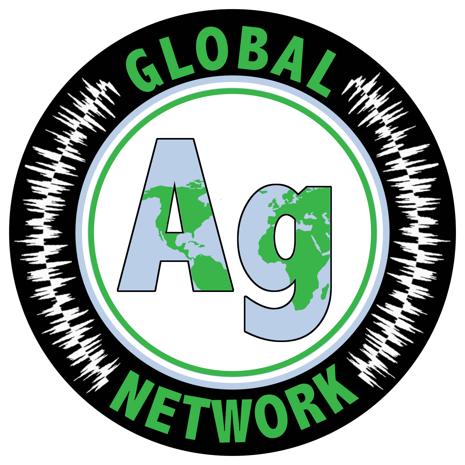 Global Ag Network - Label (1486x1486), Png Download
