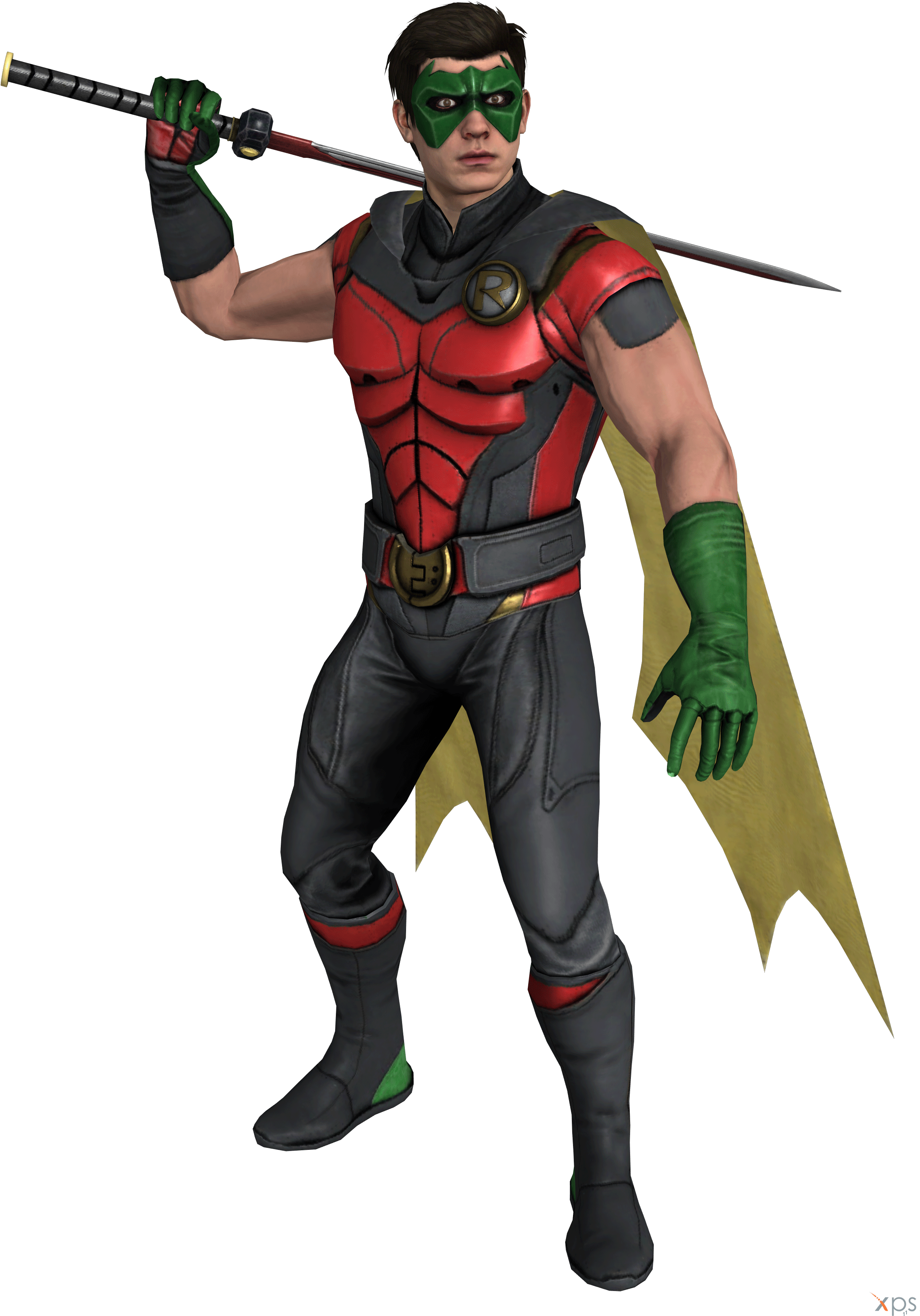 Injustice 2 - Injustice 2 Blademaster Robin (2460x3500), Png Download