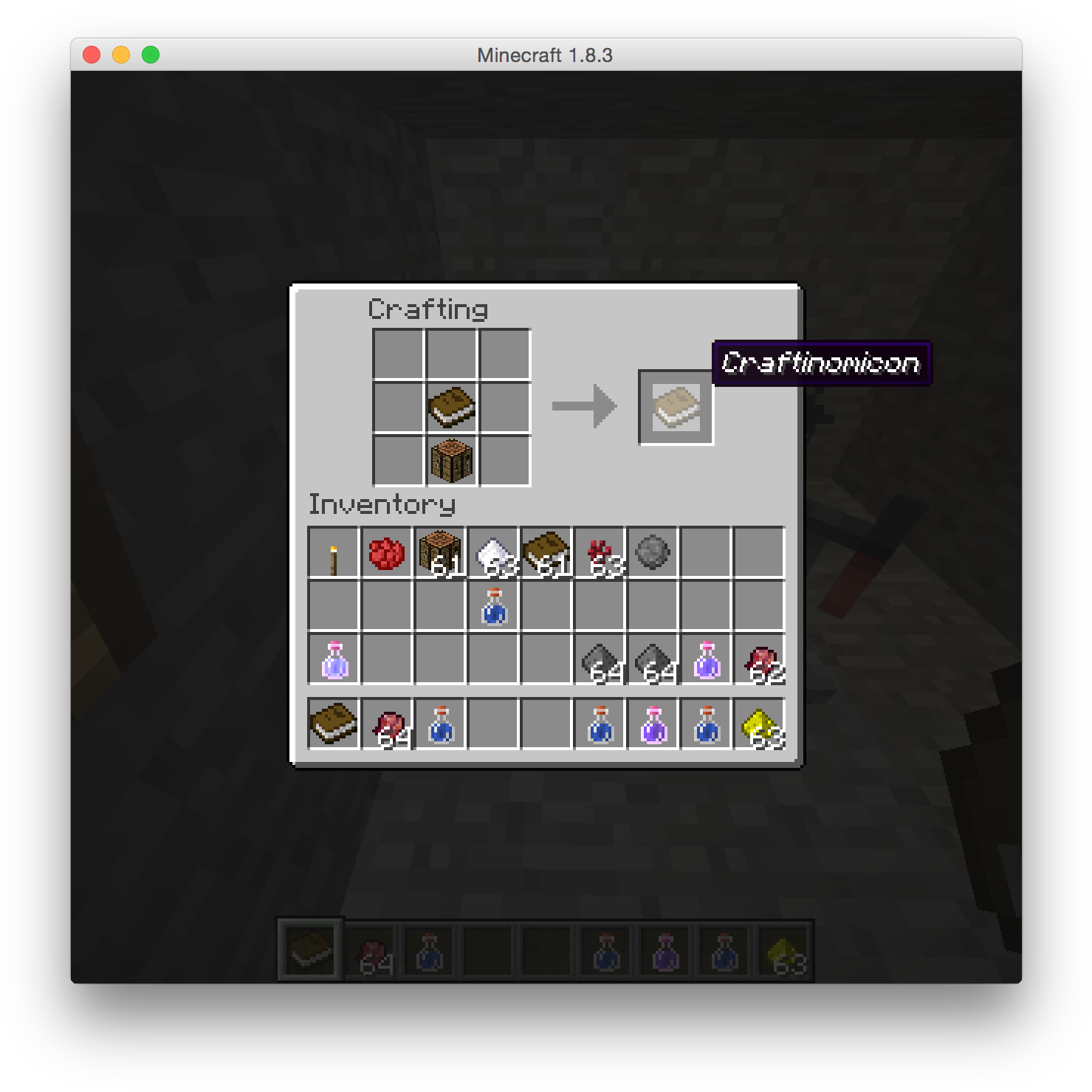 Crafting The Craftinomicon - Minecraft (1512x1504), Png Download