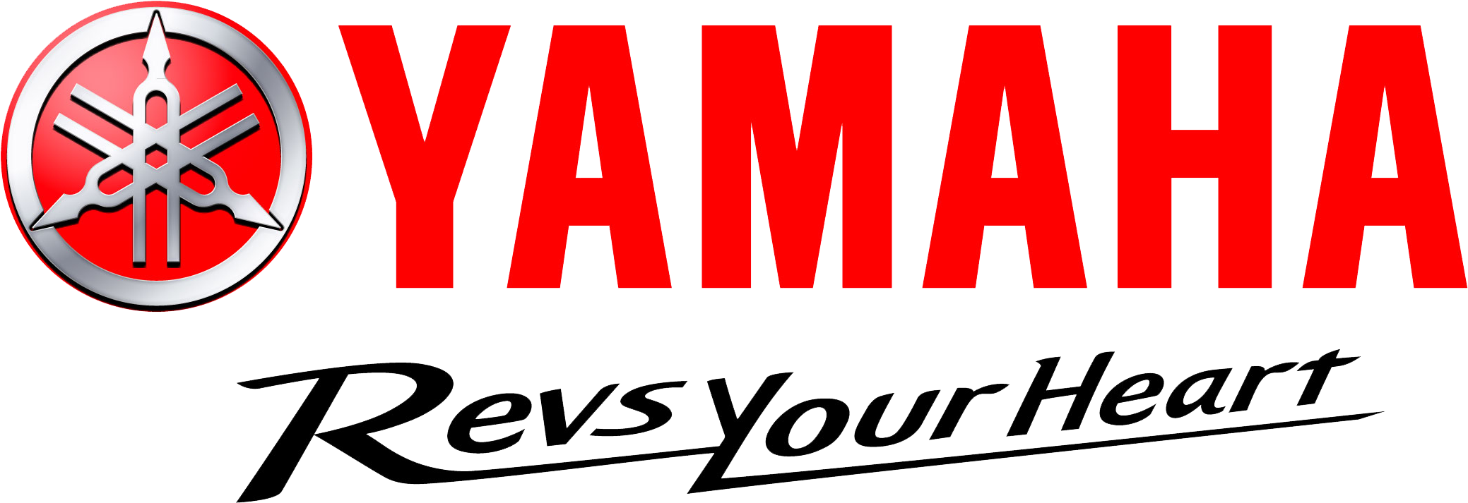 Logotipo Yamaha Revs Your Heart (2083x722), Png Download
