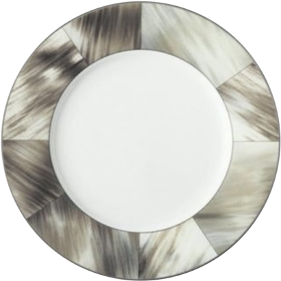 Ralph Lauren Gwyneth Salad Plate - Ralph Lauren Gwyneth Horn Salad Plate - Silver One (700x700), Png Download