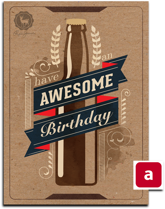 Birthday Cards For Man (600x700), Png Download