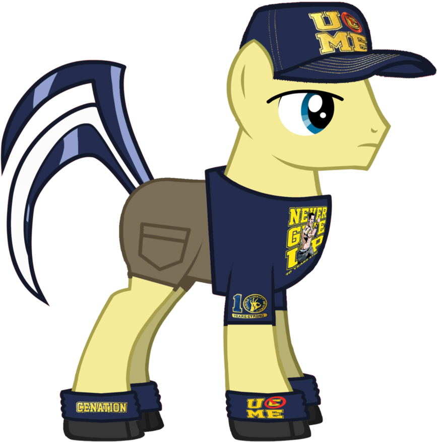 John Cena Clipart Science - John Cena Pony (895x892), Png Download