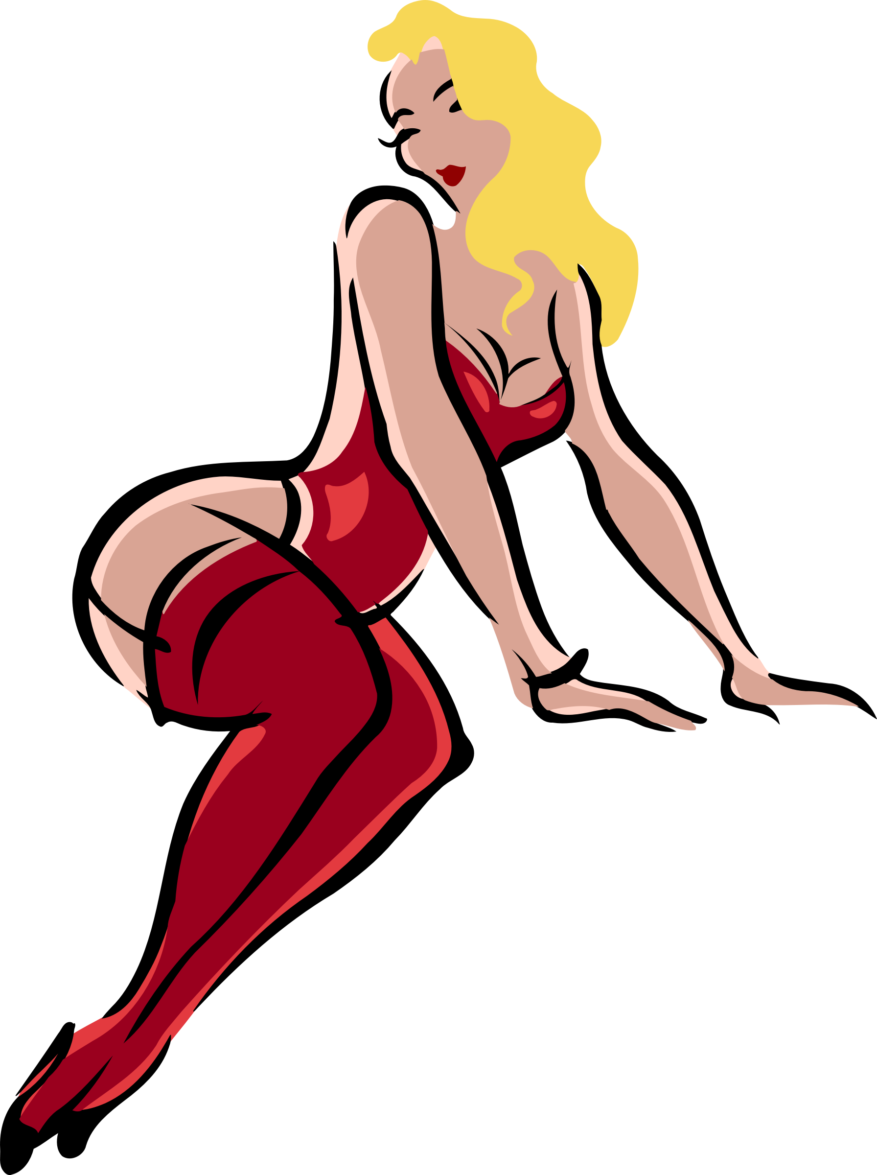 This Free Icons Png Design Of Lingerie Model, Light (1792x2400), Png Download