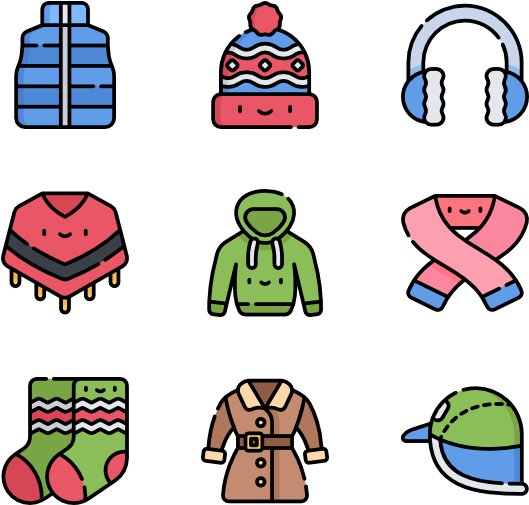 Winter Clothes And Accessories - Toilet Png Icon (600x564), Png Download
