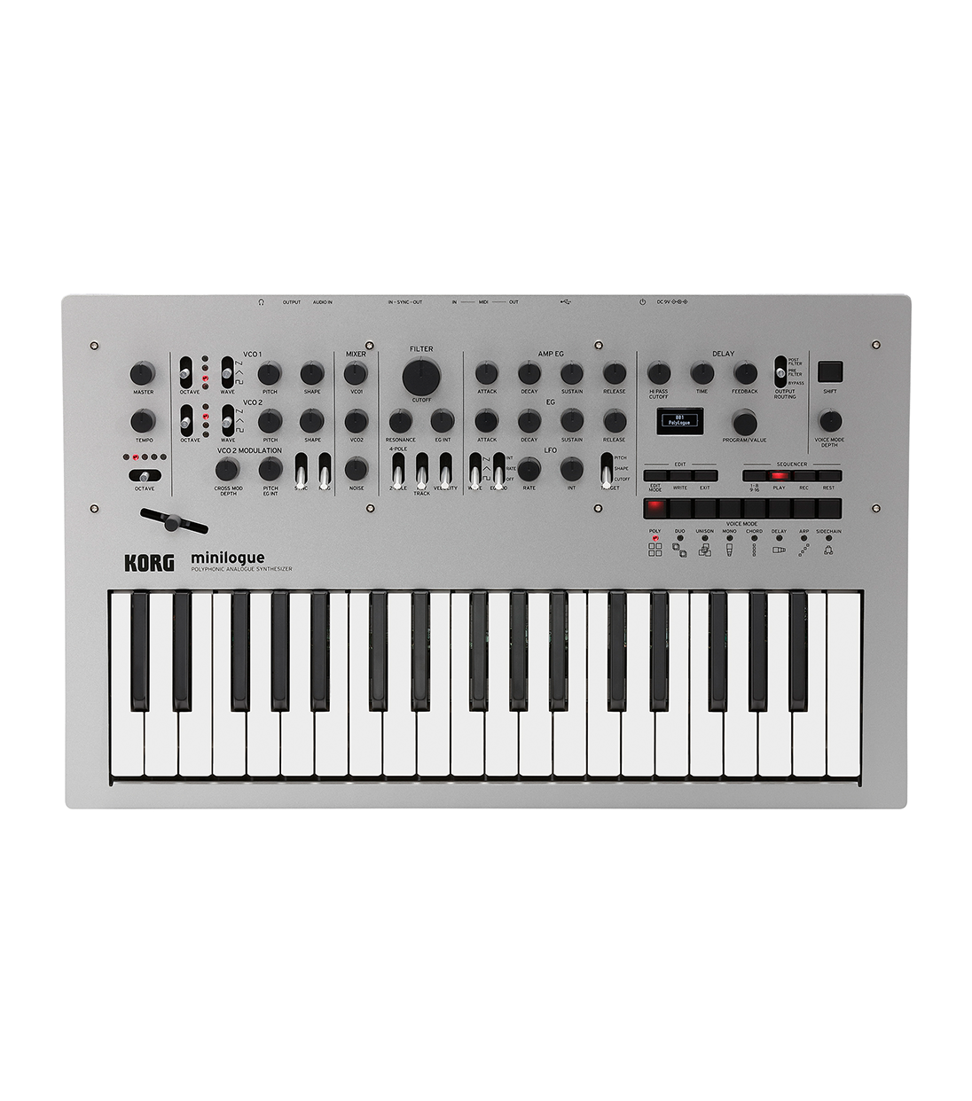 Korg Minilogue Polyphonic Analog Synth (1096x1242), Png Download