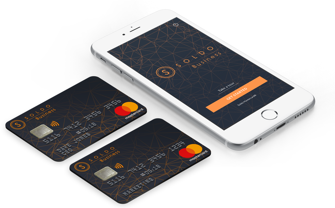 Soldo Business App Plastic Cards - Iphone (1200x721), Png Download