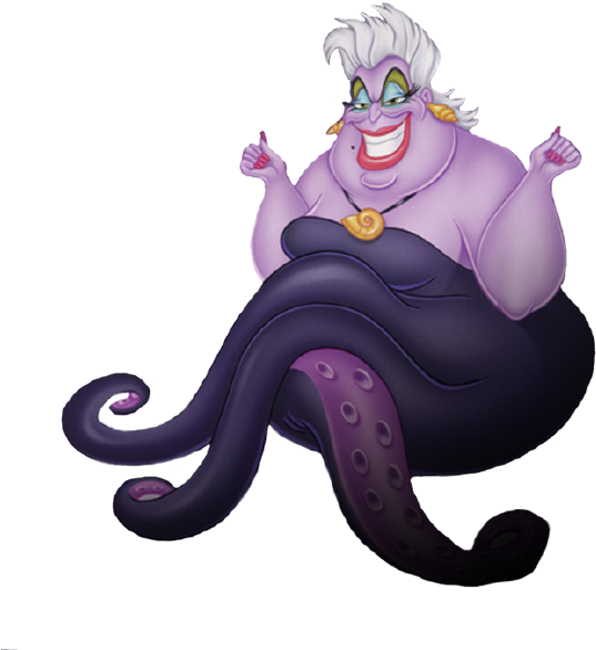 Úrsula - La Sirenita Personajes Ursula (564x600), Png Download