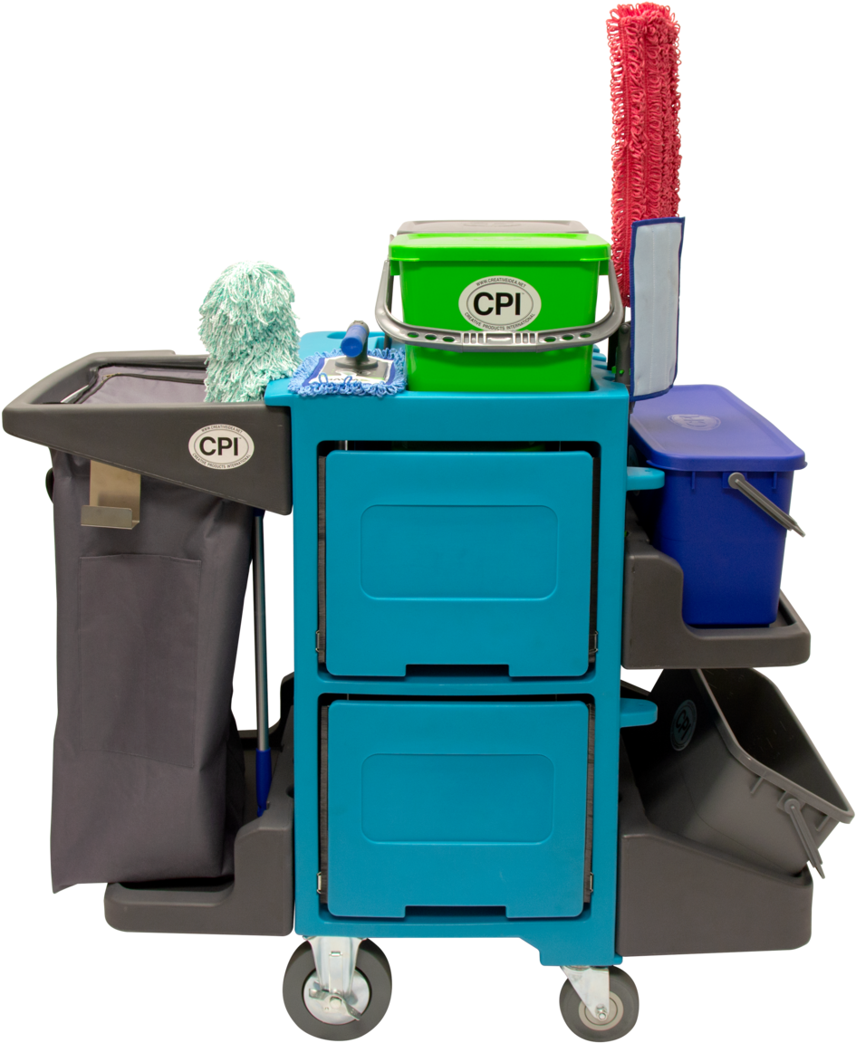 Roto-molded Cleaning Cart - Table (960x1162), Png Download