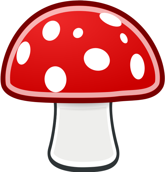 Tango Style Mushroom Icon - Mushroom Clip Art (600x600), Png Download