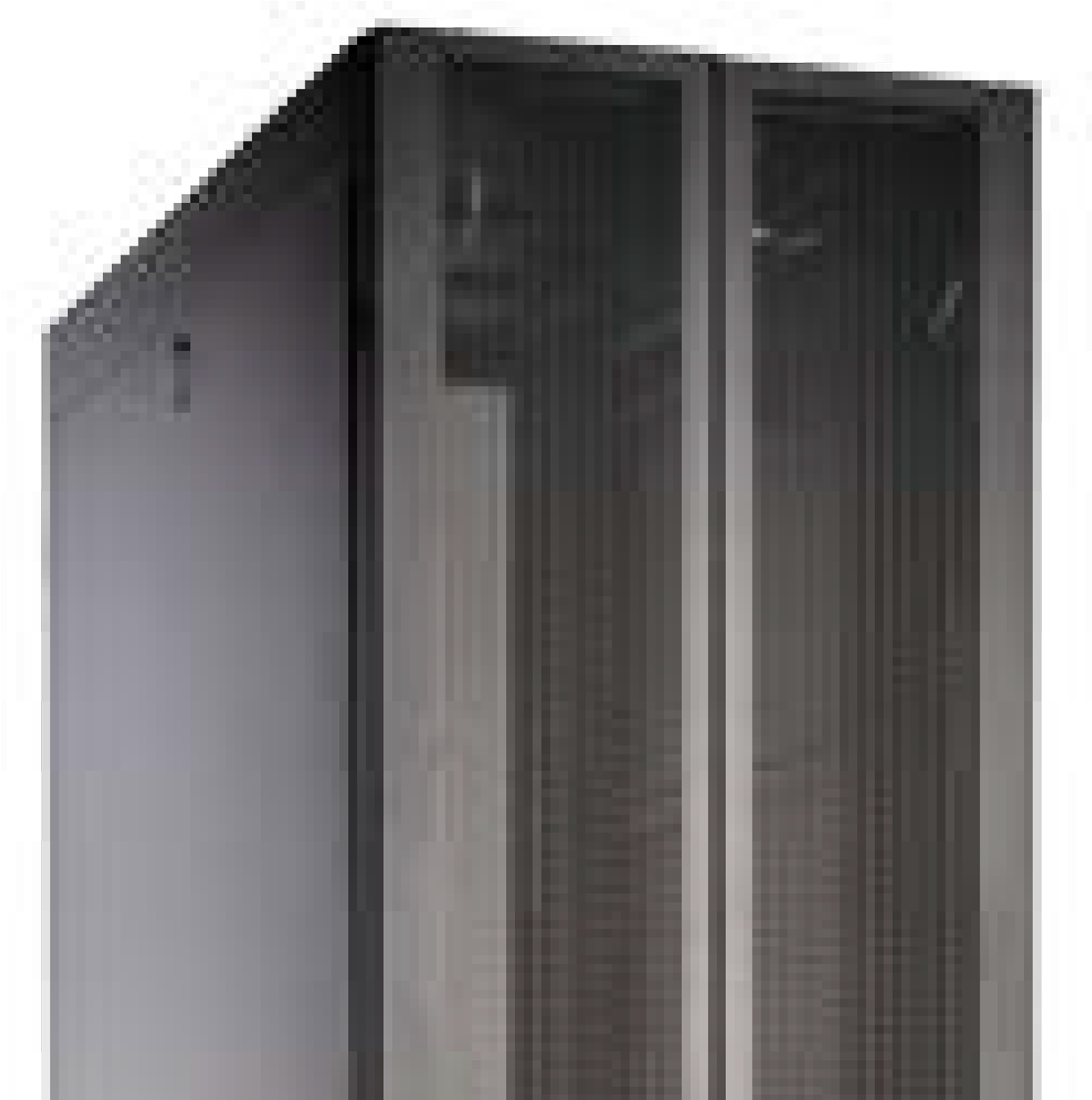 Perforated Single Front Door Provides Massive Ventilation - Cupboard (1333x1391), Png Download
