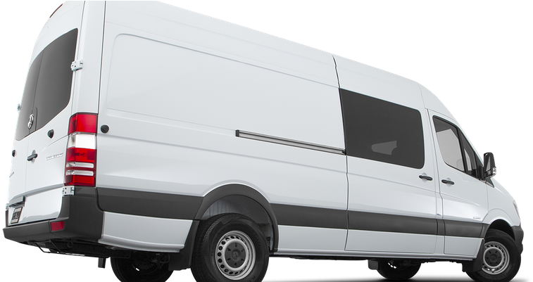 Low/wide Rear 5/8 - Van (800x400), Png Download