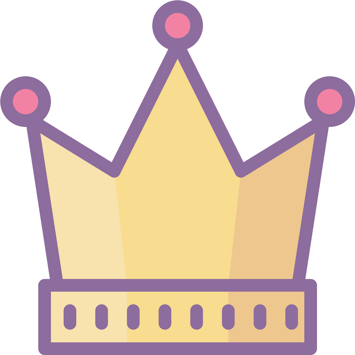 The Icon For Fairytale Looks Like A Crown That A King - Drawn Crown Png (1600x1600), Png Download