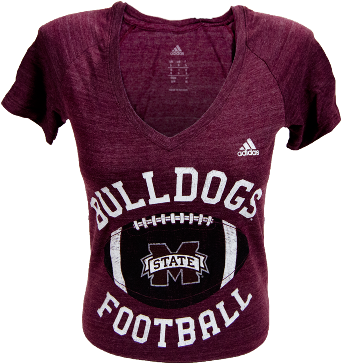 Adidas Game Day Banner M Inside Football Short Sleeve - Lids Mississippi State Bulldogs 16oz Plastic Double (800x800), Png Download
