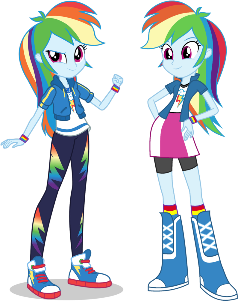 Mewtwo-ex, Boots, Clothes, Comparison, Compression - My Little Pony Rainbows Equestria Girls (1024x1024), Png Download