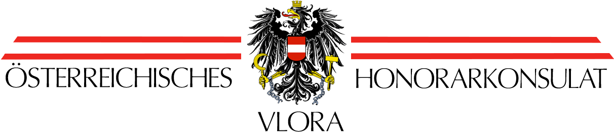 Austrian Honored Consulate South Albania - Crest (1228x294), Png Download