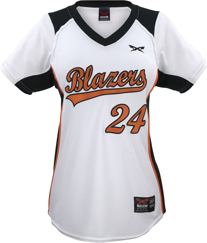 H4 - Softball Jersey For Women (840x1000), Png Download