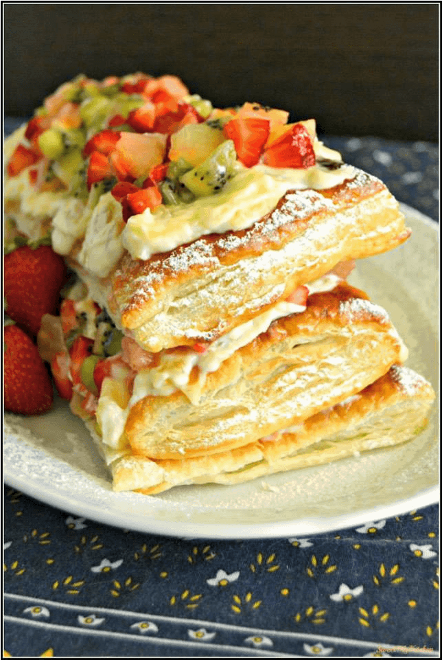 Mil-folhas De Fruta - Strawberry (1000x960), Png Download