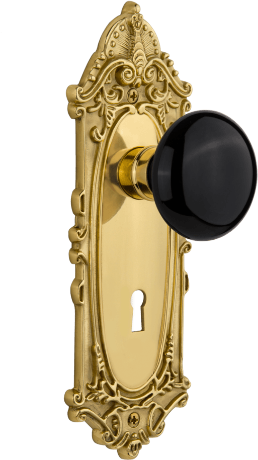 Polished Brass / Unlacquered Brass - Nostalgic Warehouse Victorian Plate With Crystal Glass (691x1030), Png Download