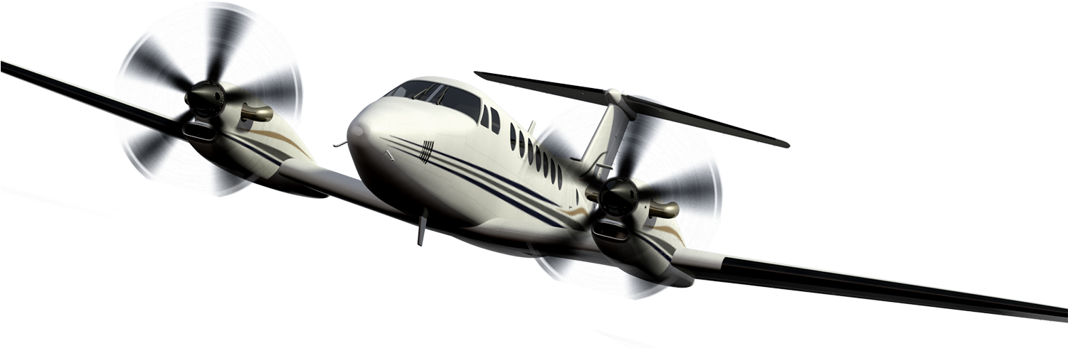 King Air Speed And Altitude - King Air 350 Blackhawk (1500x514), Png Download