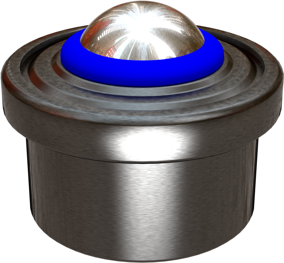 File - Balltransferunit - Omnidirectional Ball Roller Use (1231x1024), Png Download