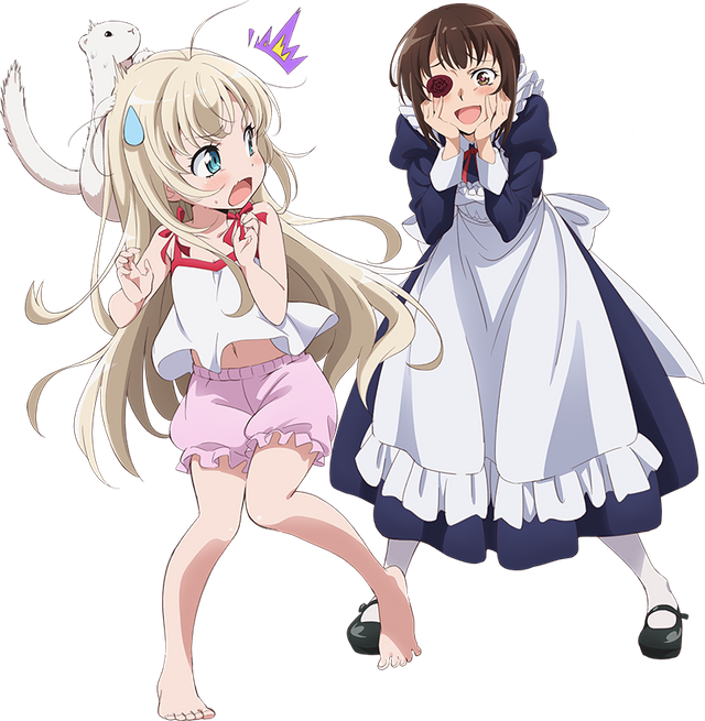 Fighting Hentai Housekeeper Vs Vs Russian Elementary - Uchi No Maid Ga Uzasugiru Episode 1 (640x655), Png Download