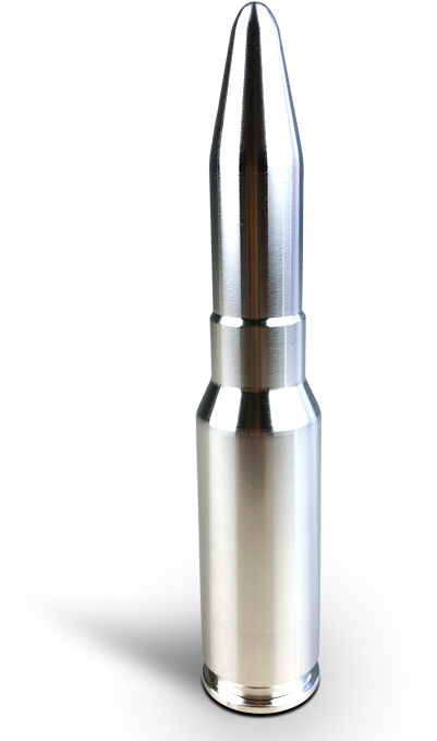 20 Mm Silver Bullet (700x700), Png Download