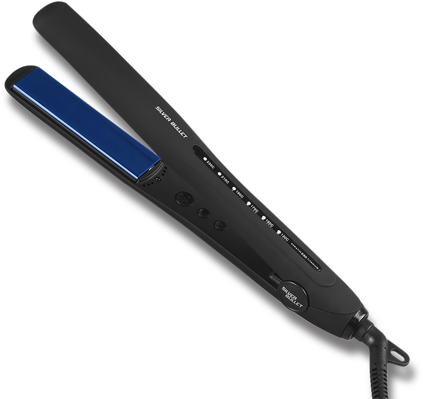 Silver Bullet Keratin 230 Titanium Blue Hair Straightener - Silver Bullet Keratin 230 Titanium (1000x1000), Png Download