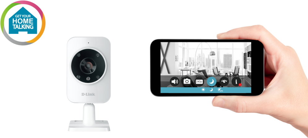 A Camera System That Allows Users To Monitor Their - D-link Dcs-935lh Mydlink Home Hd Wi-fi Camera Netzwerk (1024x576), Png Download