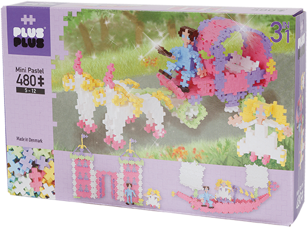 3in1 Pastel 480 Pcs - Plus Plus (1000x1000), Png Download