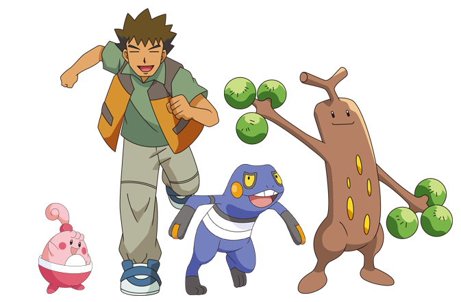 Croagunk - Happiny - Sudowoodo - Pokemon: Season 13 - Diamond & Pearl Sinnoh League (675x461), Png Download