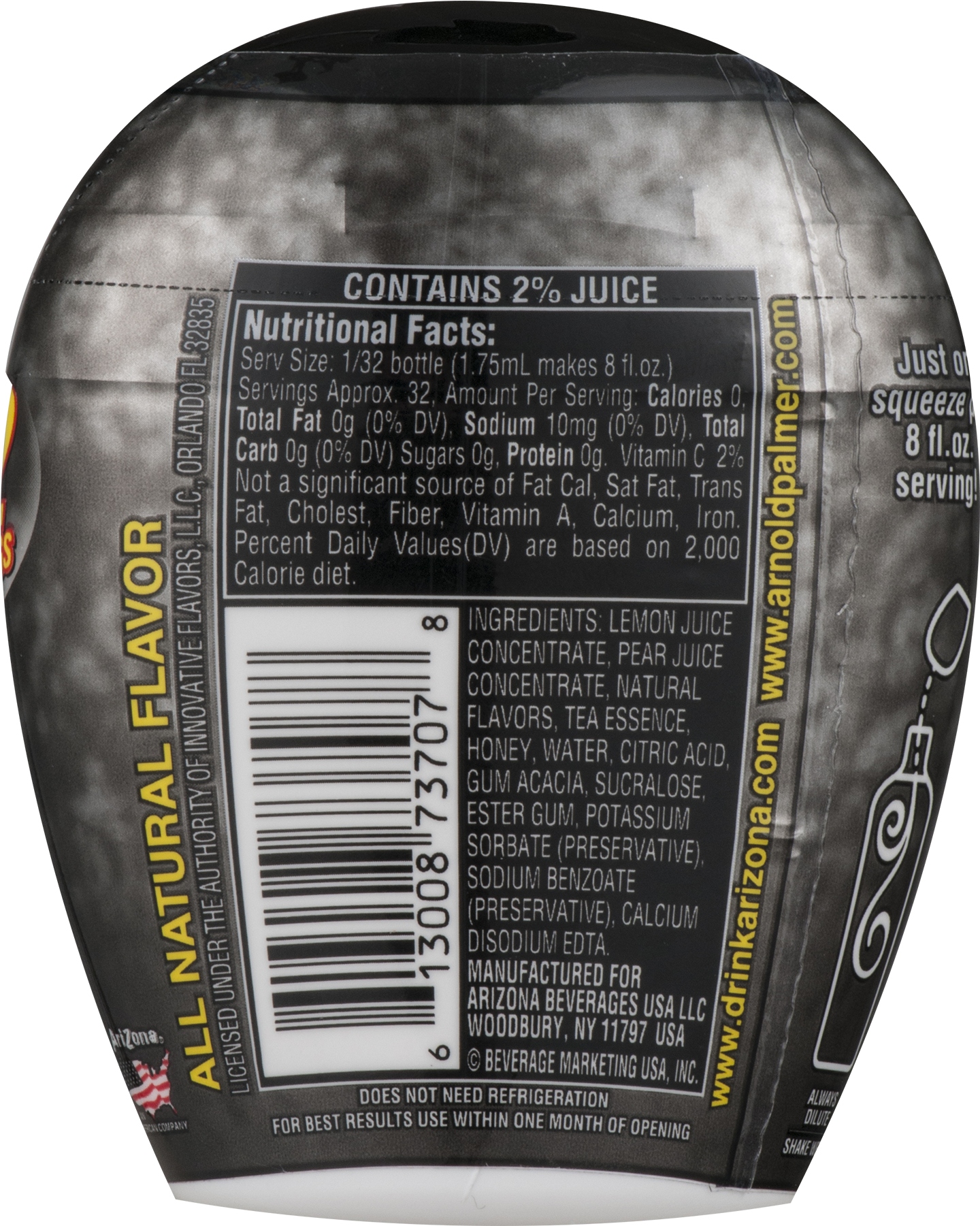Arnold Palmer Nutrition By Arnold Palmer Nutrition - Arnold Palmer Liquid Water Enhancer, Half Iced Tea (1800x1800), Png Download