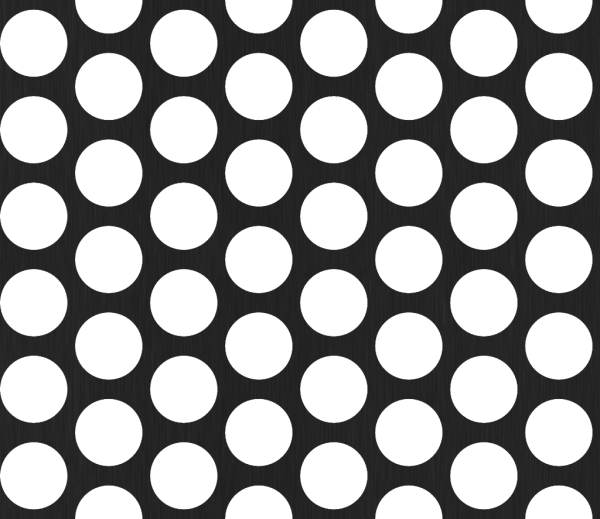 Materials - > - Manmade - Texture Metal Holes Png (600x519), Png Download