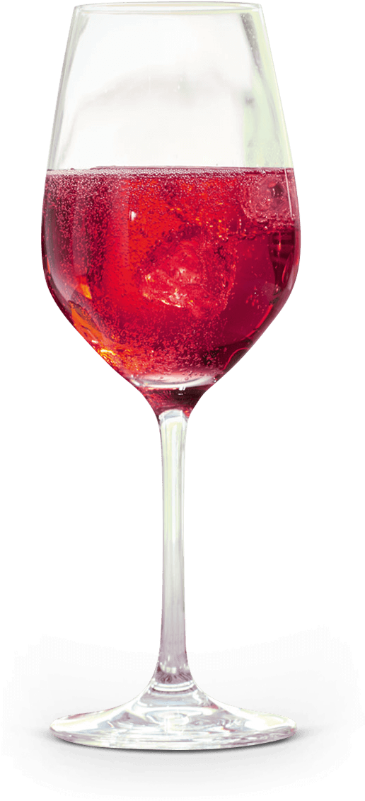 Raspberry Aperitif - Wine Glass (600x1350), Png Download
