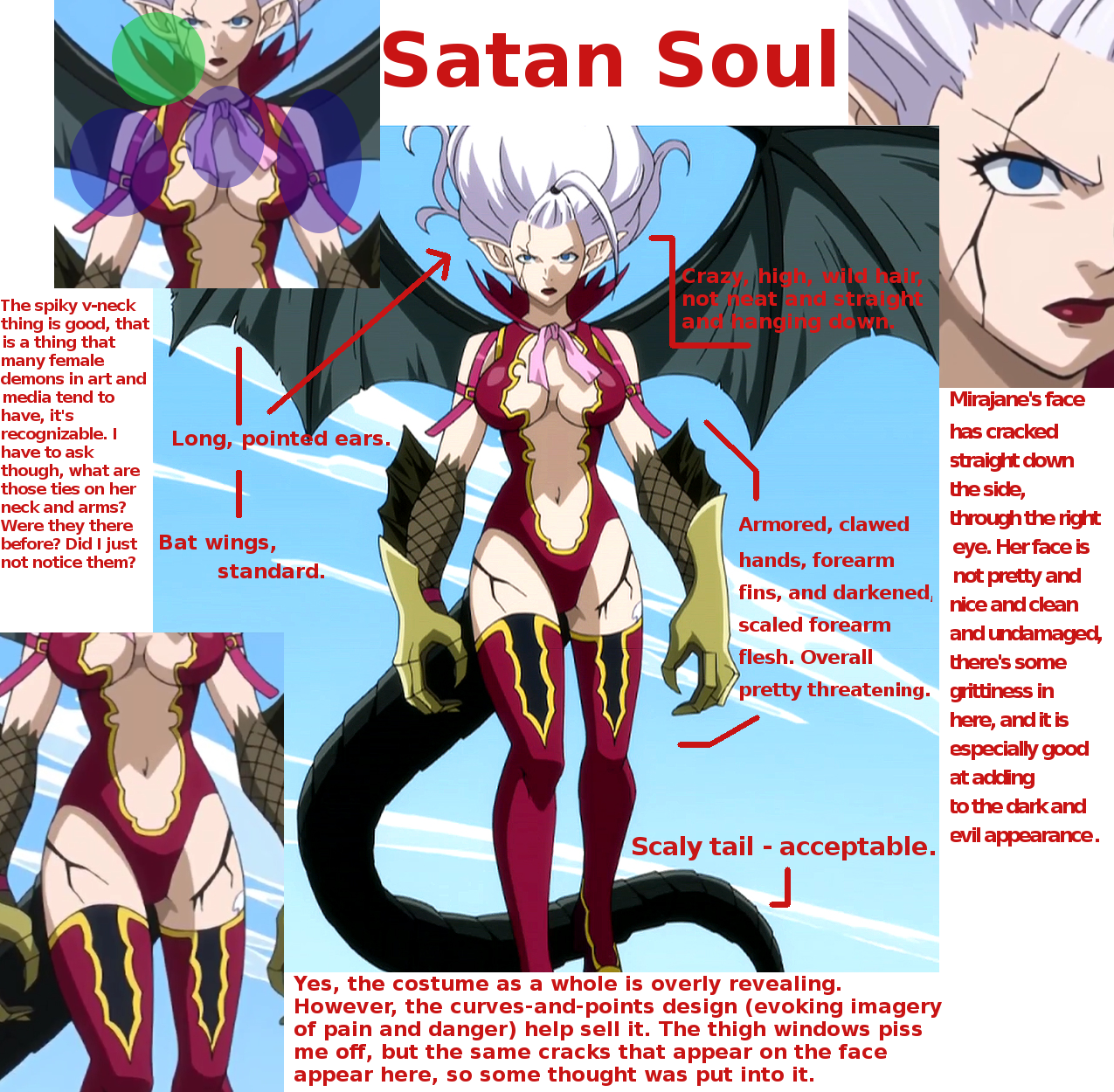 The Salt Is Real Well, I Didn't Intend To Be Up Past - Démon Fairy Tail Mirajane (1275x1250), Png Download