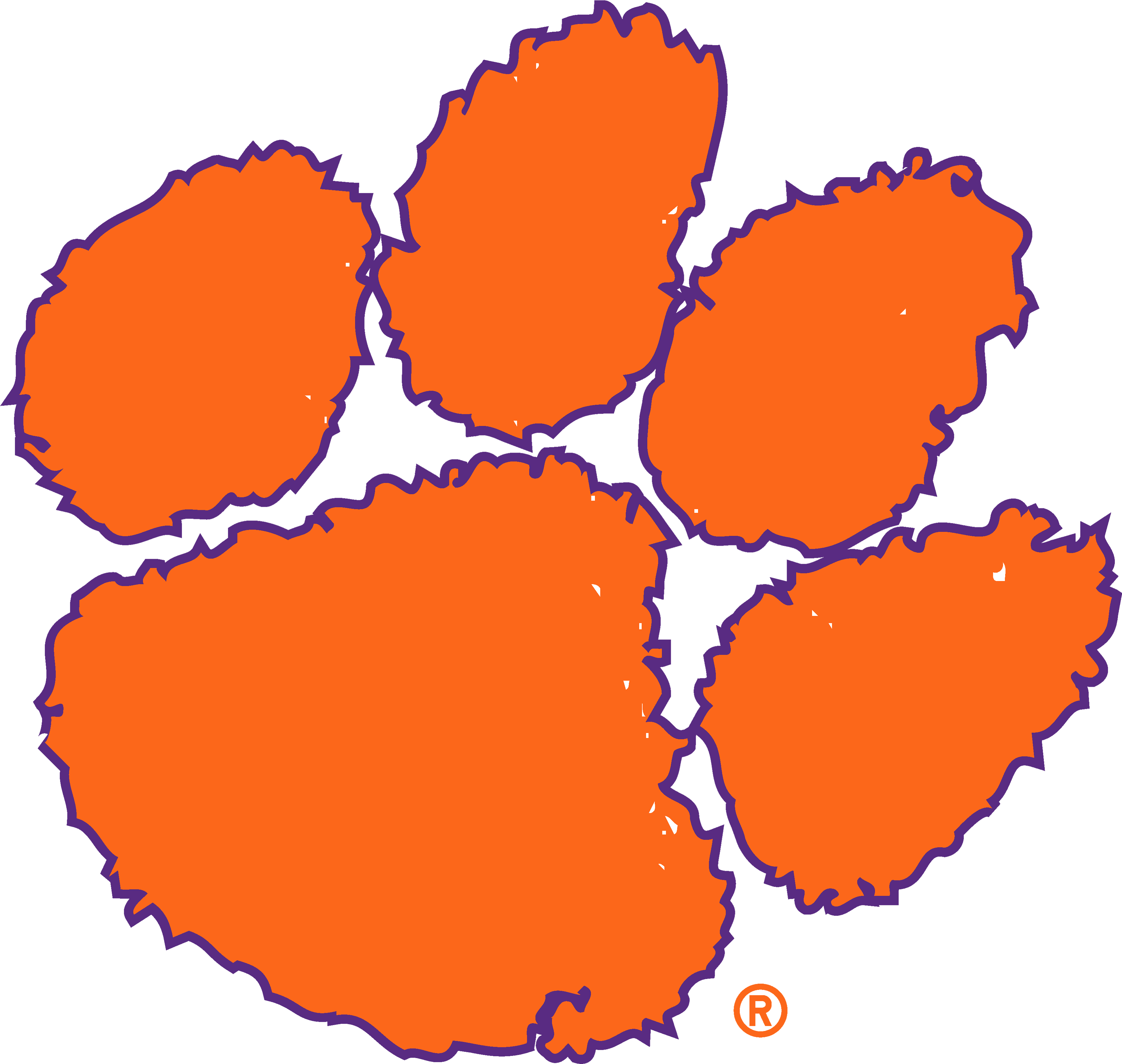 Official Ncaa Clemson Tigers - Clemson Tigers Logo (2048x2731), Png Download