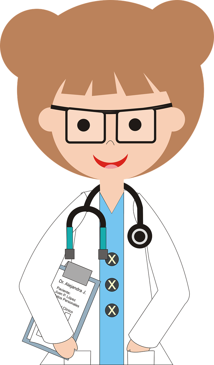 Hospital Bless You Professional - Personalized Pillowcase Doctor Girl (751x1280), Png Download