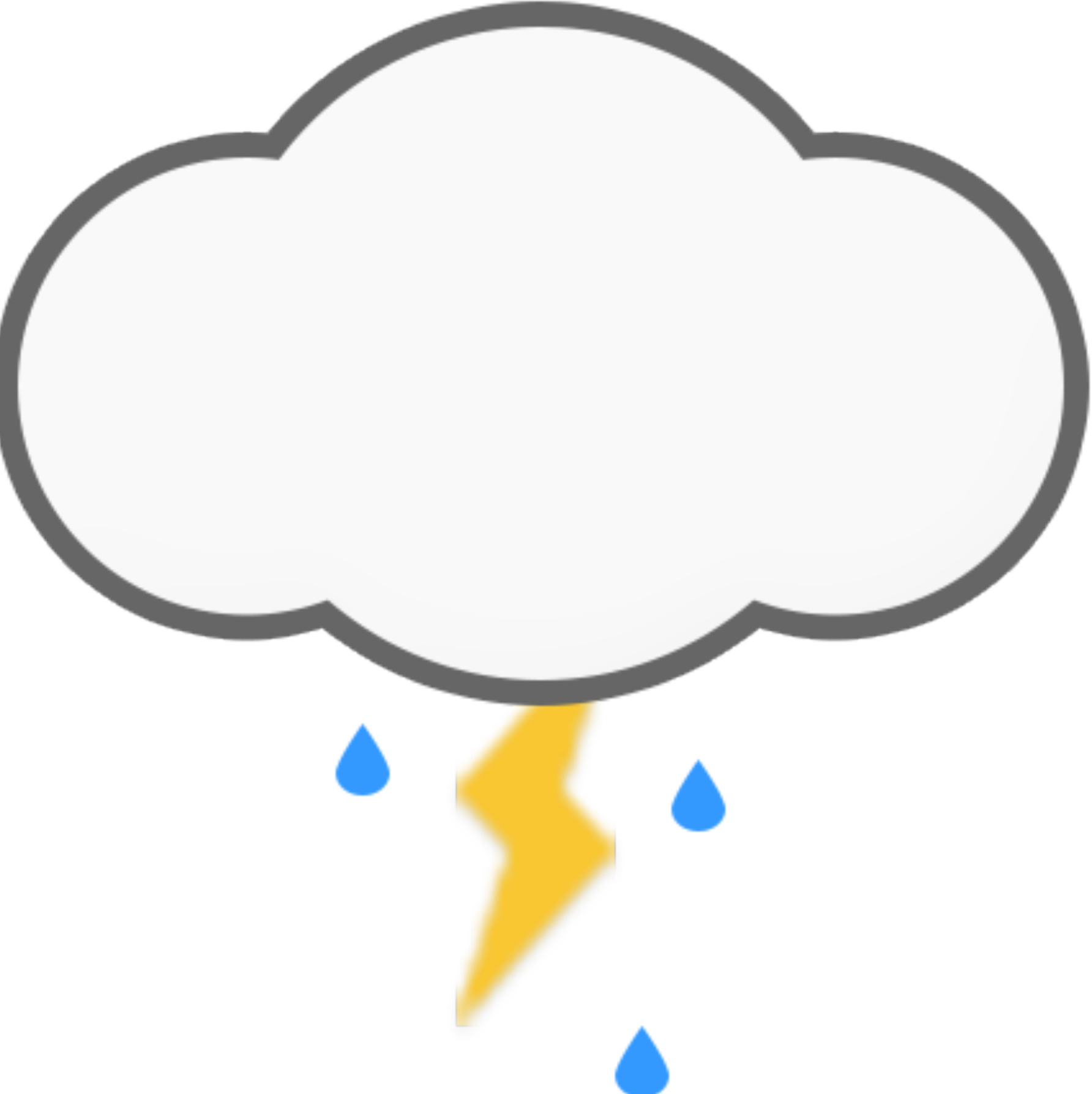 Thunder Storms - Thunderstorm (1784x1787), Png Download