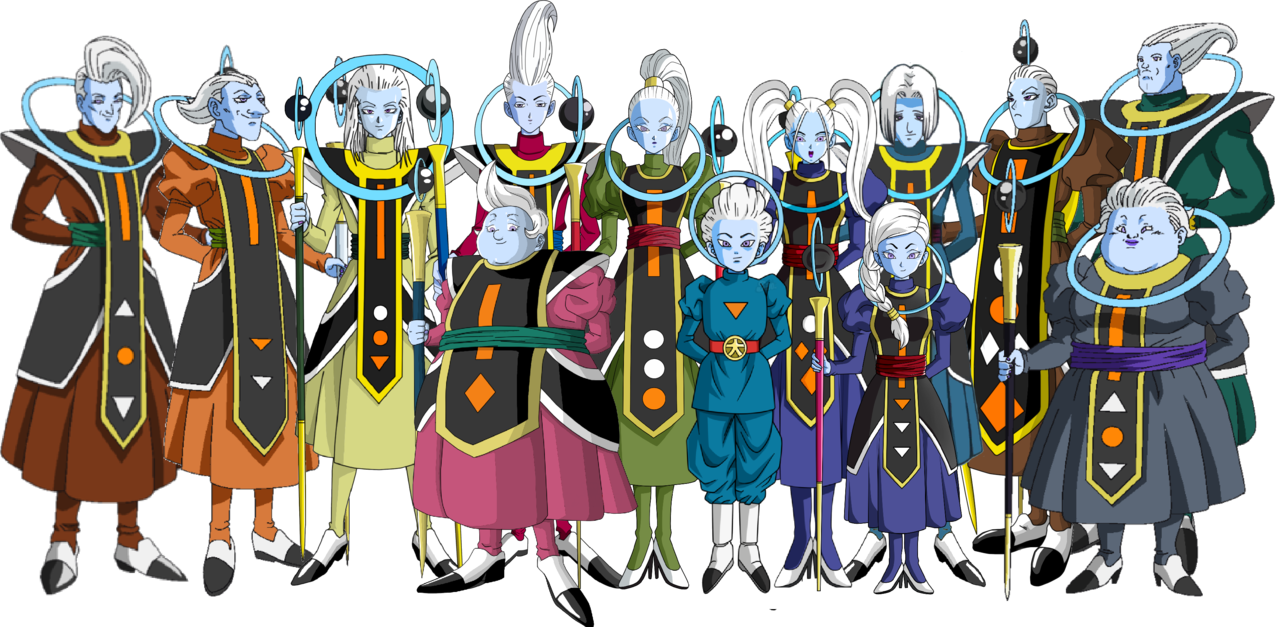 Png - Angeles De Dragon Ball Super (1275x627), Png Download