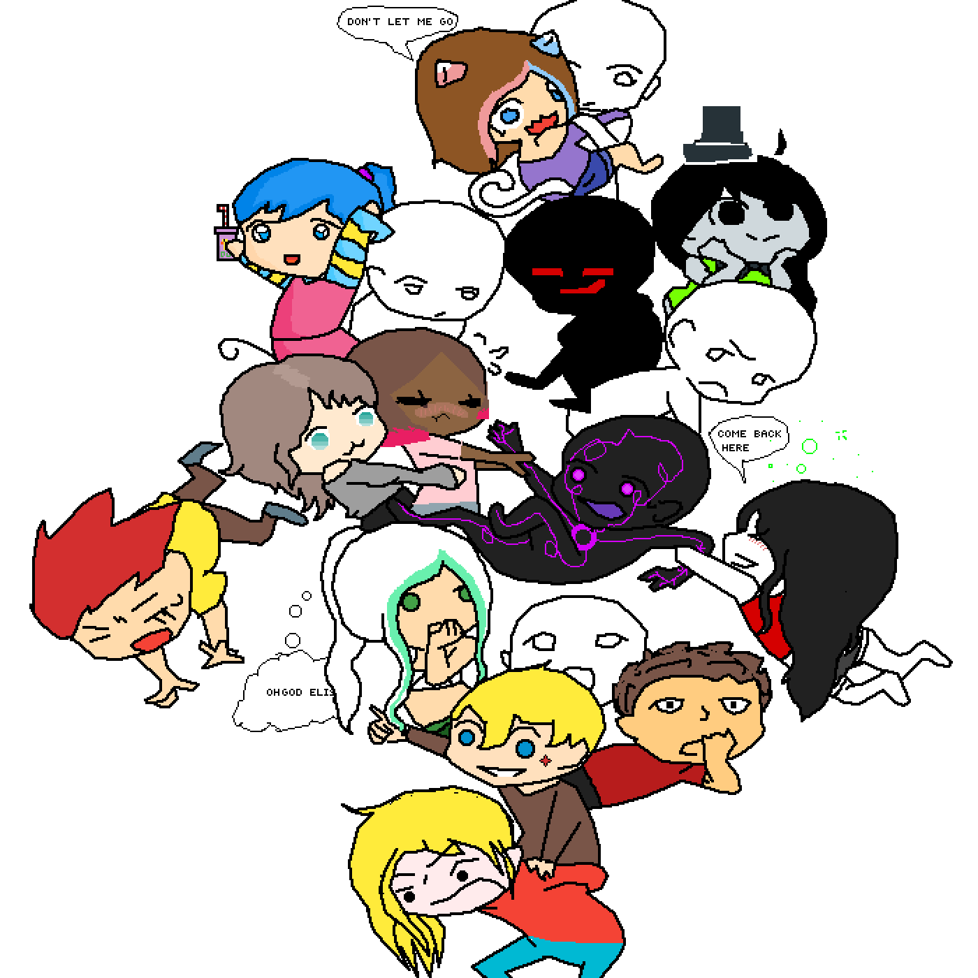 Hi - Drawing (1400x1400), Png Download