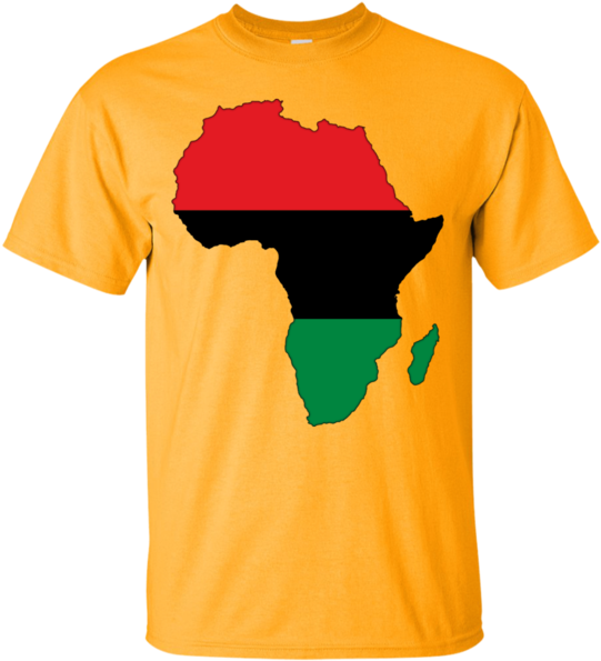 Pan Africa Flag And Continent Outline - Grey Map Of Africa (600x600), Png Download