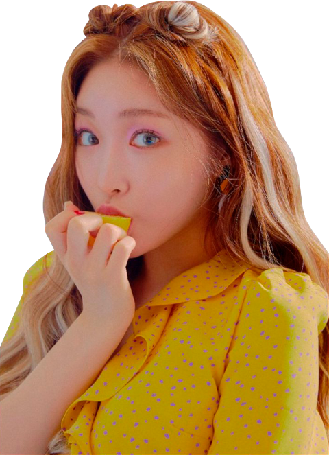 Chung Ha Blooming Blue (480x663), Png Download