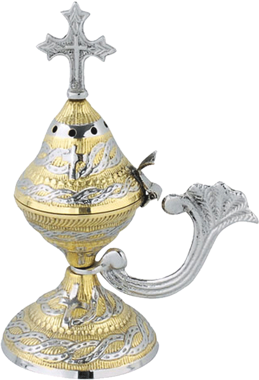 Censer - Iconsgr Christian Byzantine Orthodox Greek Censer Incense (750x750), Png Download