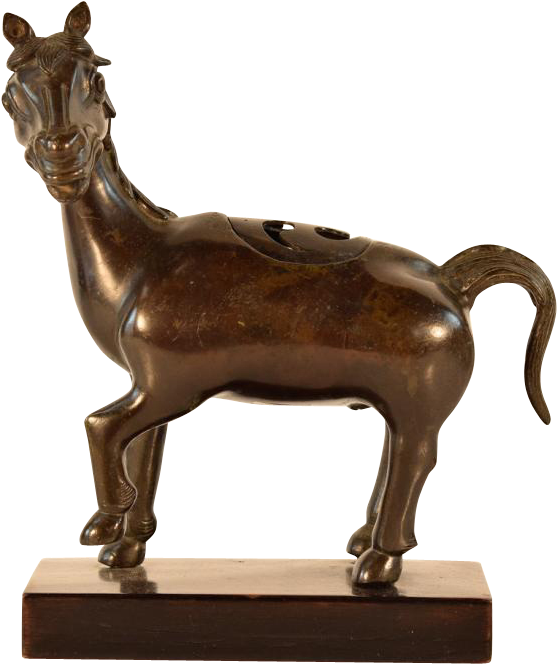 Antique 19th Century Bronze Censer Or Incense - Censer (663x663), Png Download