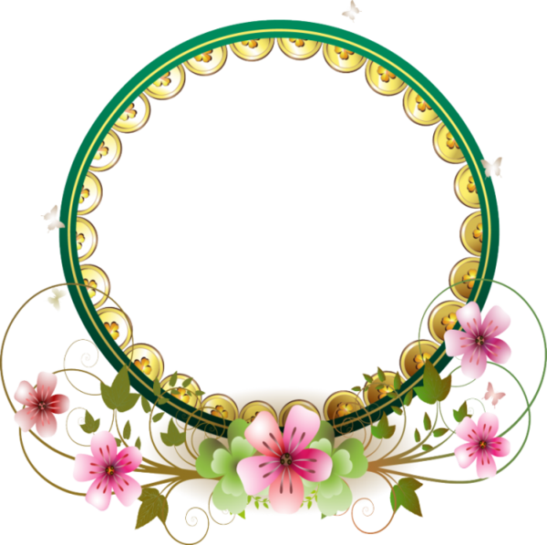 Border Design For Wedding (600x598), Png Download