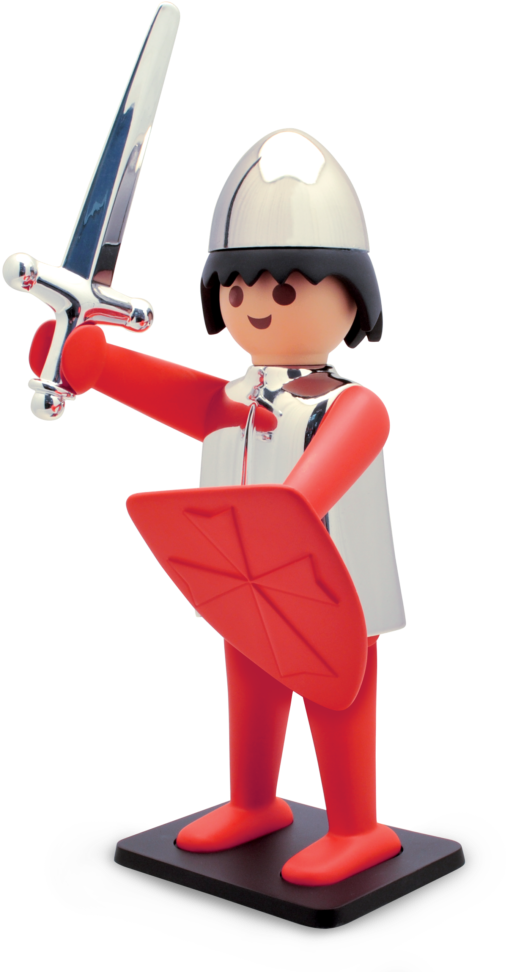 Le Chevalier - Figura Playmobil 25 Cm (642x1024), Png Download