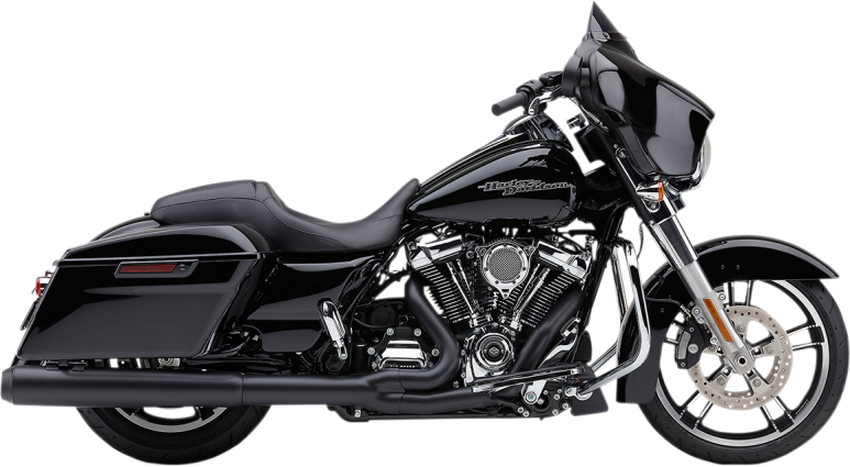 Cobra El Diablo 2 Into 1 Exhaust For '17-up Harley - Street Glide 2018 Special Black (773x425), Png Download