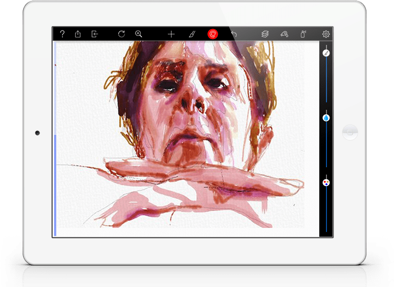 It Allows You To Paint True Watercolor - Tablet Computer (800x602), Png Download