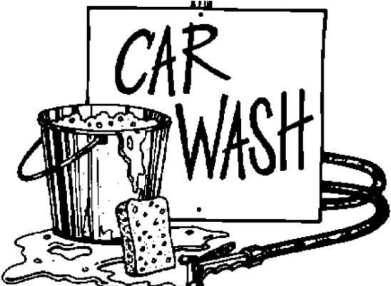 Solid Fundraising Car Parish Graphic Transparent - Car Wash Car Drawing (560x400), Png Download
