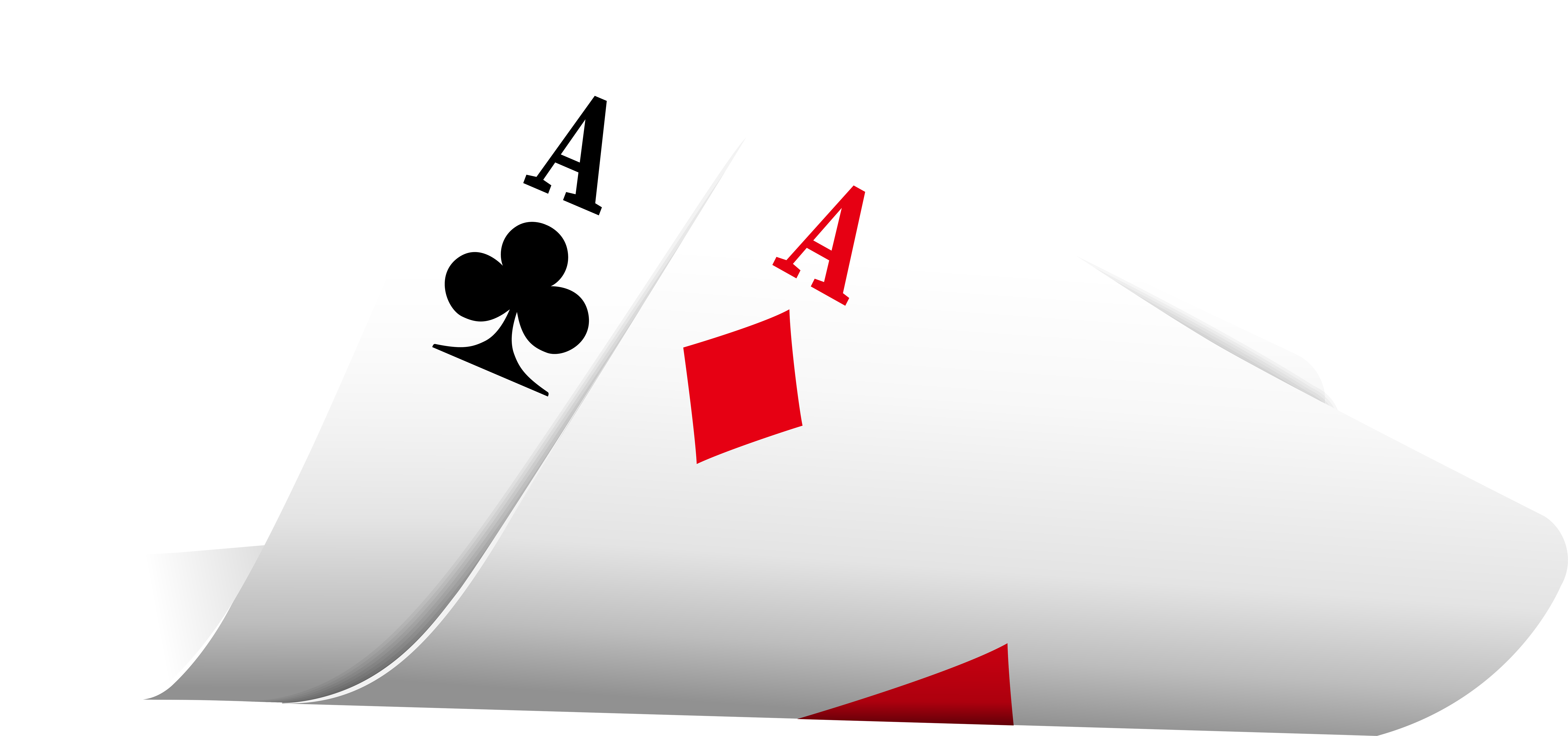 Aces Cards Png Clip Art - Poker (8000x3766), Png Download